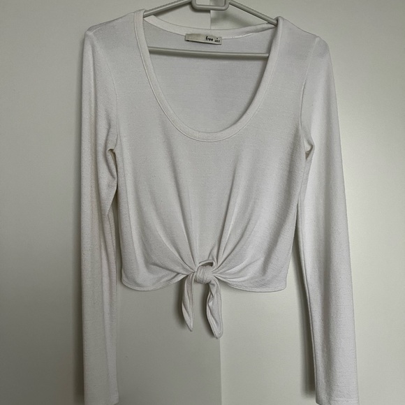 Long Sleeve Aritzia Crop Top - Picture 2 of 4